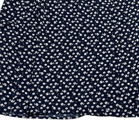 Candie’s Women XS Lace Bodice Navy Floral Maxi Dress Spaghetti Strap - Picture 6 of 12